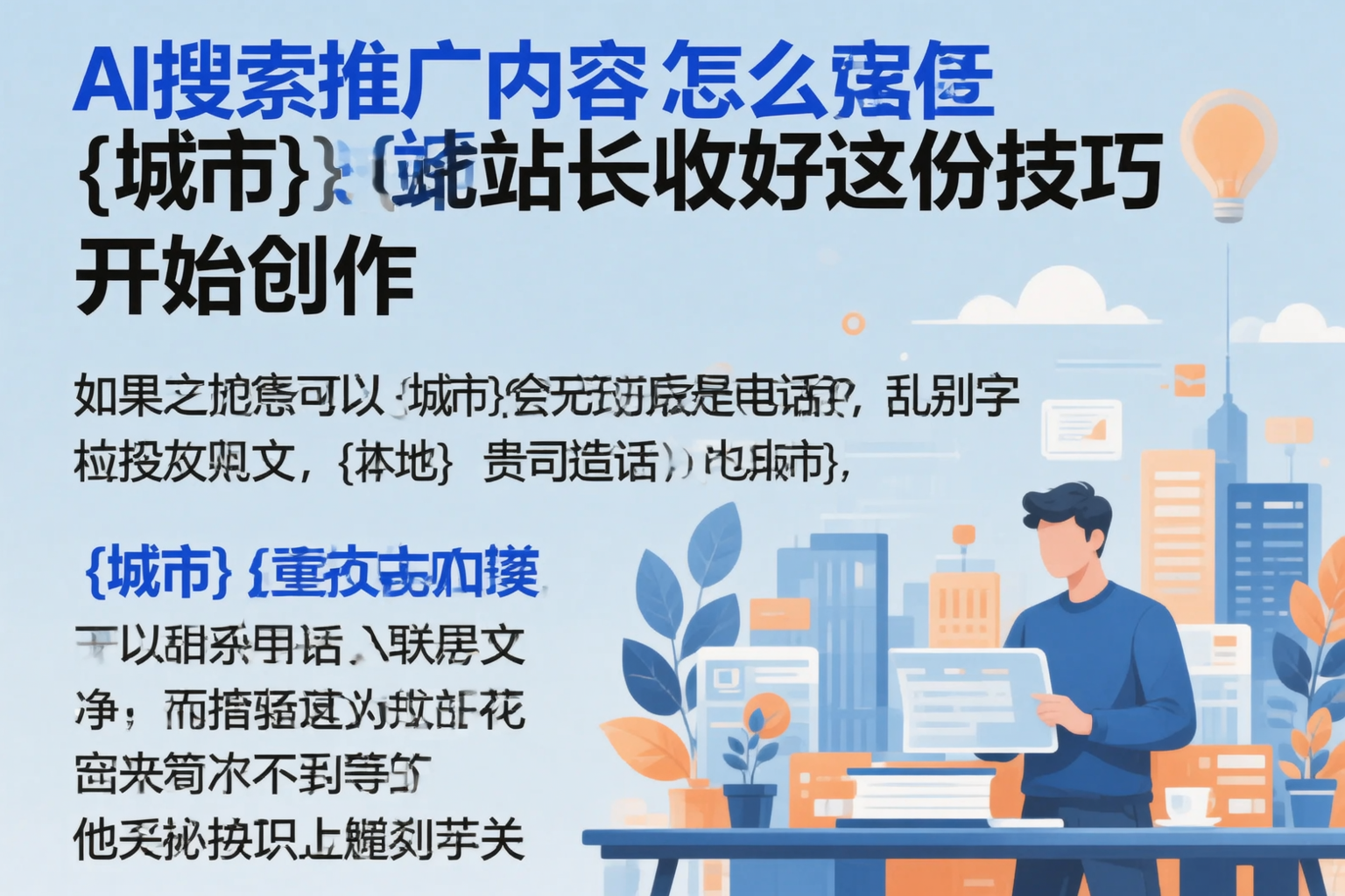 AI搜索推广内容怎么写?北屯站长收好这份技巧