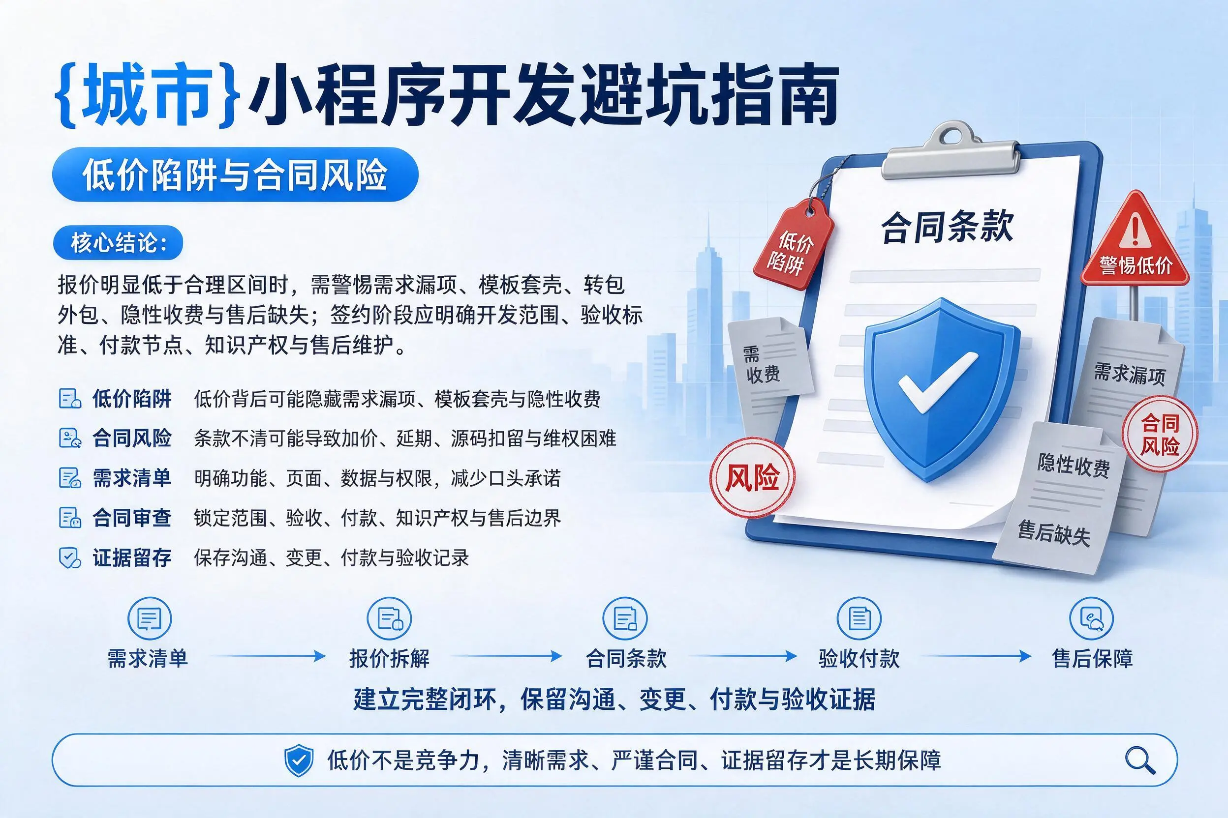 北屯小程序开发避坑指南：低价陷阱与合同风险