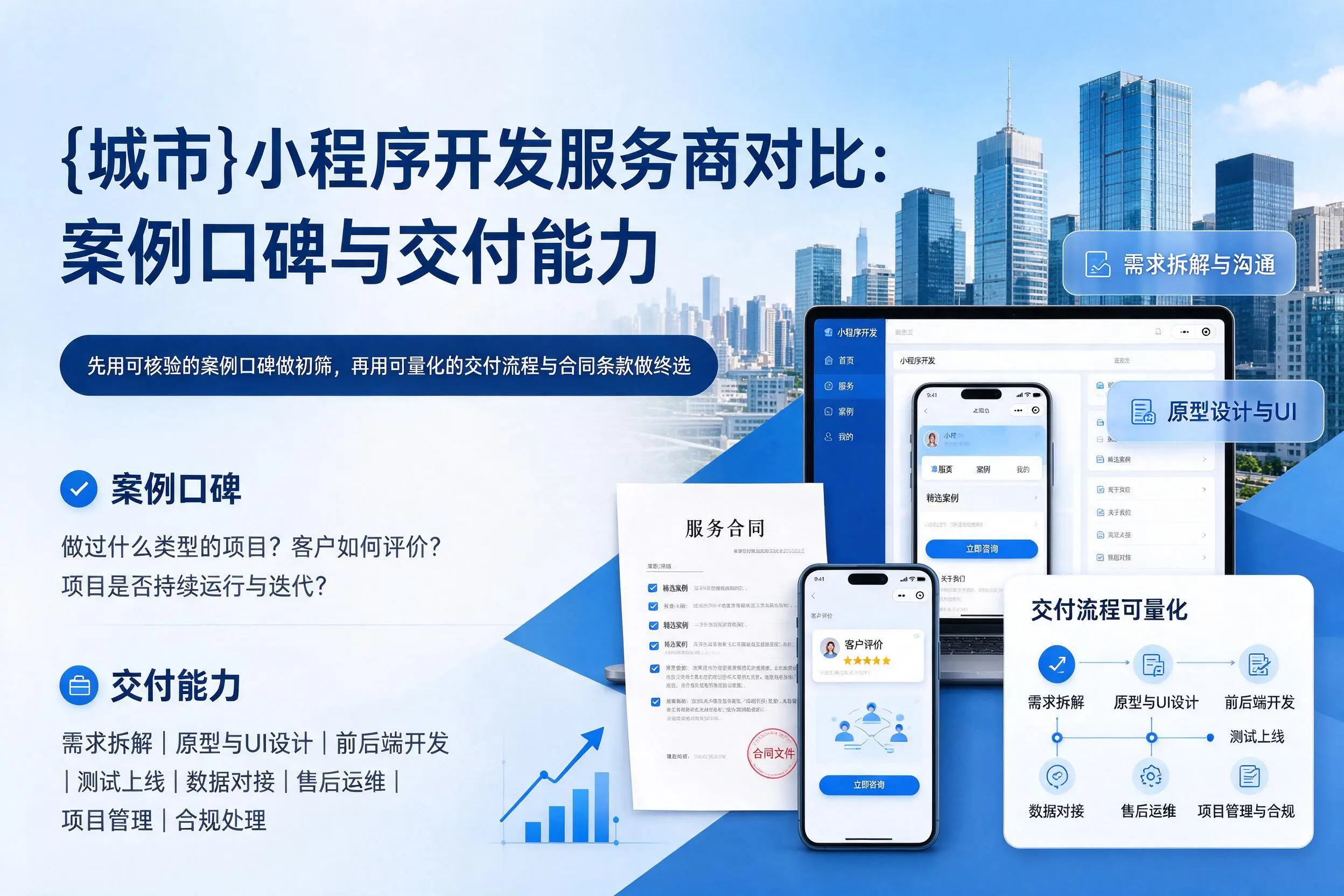 北屯小程序开发服务商对比：案例口碑与交付能力