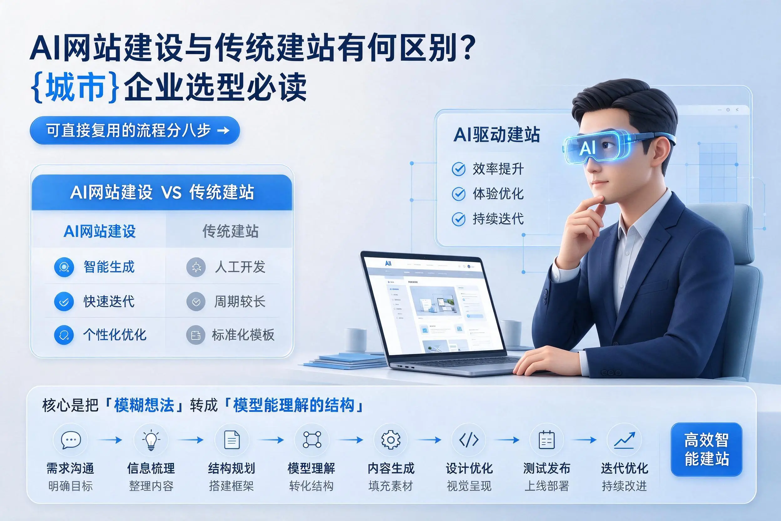 AI网站建设与传统建站有何区别?北屯企业选型必读