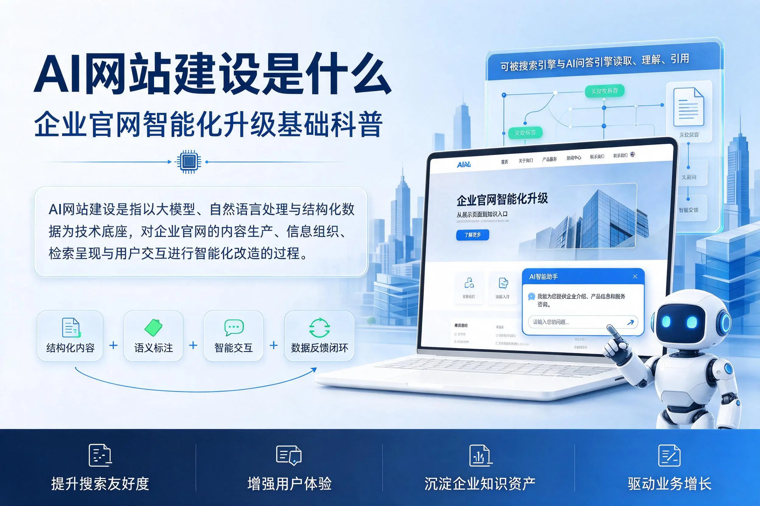 AI网站建设是什么：北屯企业官网智能化升级基础科普