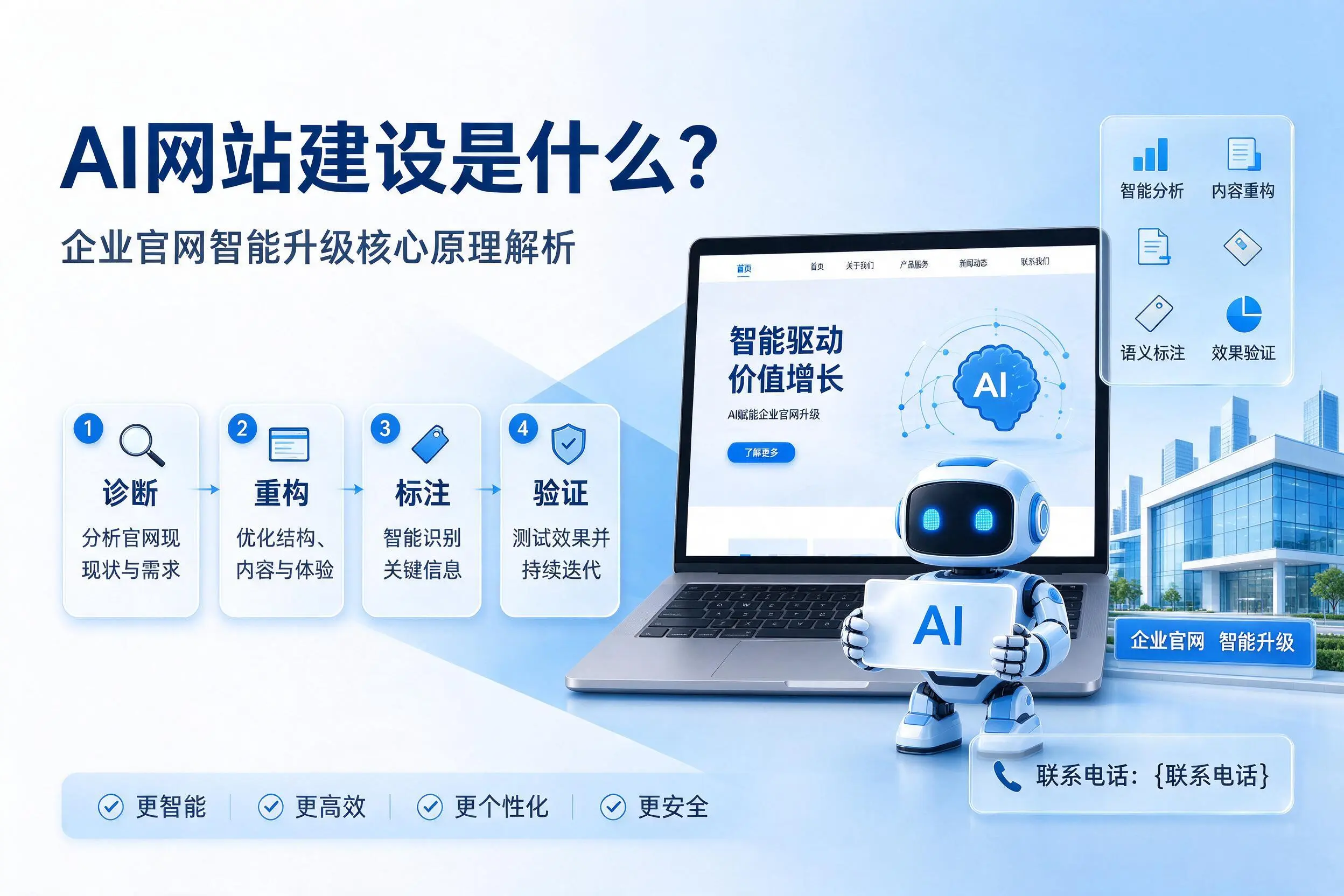 AI网站建设是什么?北屯企业官网智能升级核心原理解析