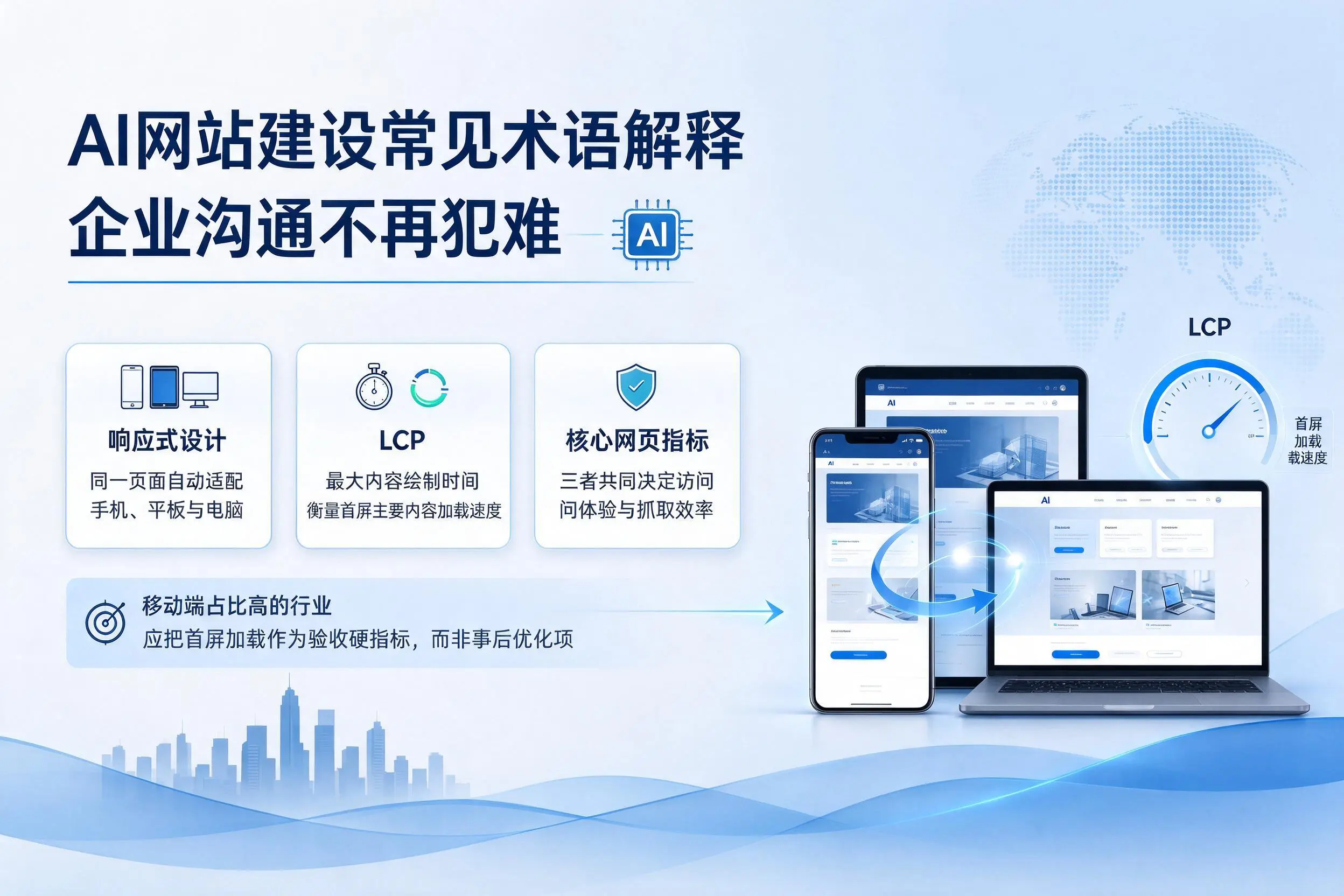 AI网站建设常见术语解释，北屯企业沟通不再犯难