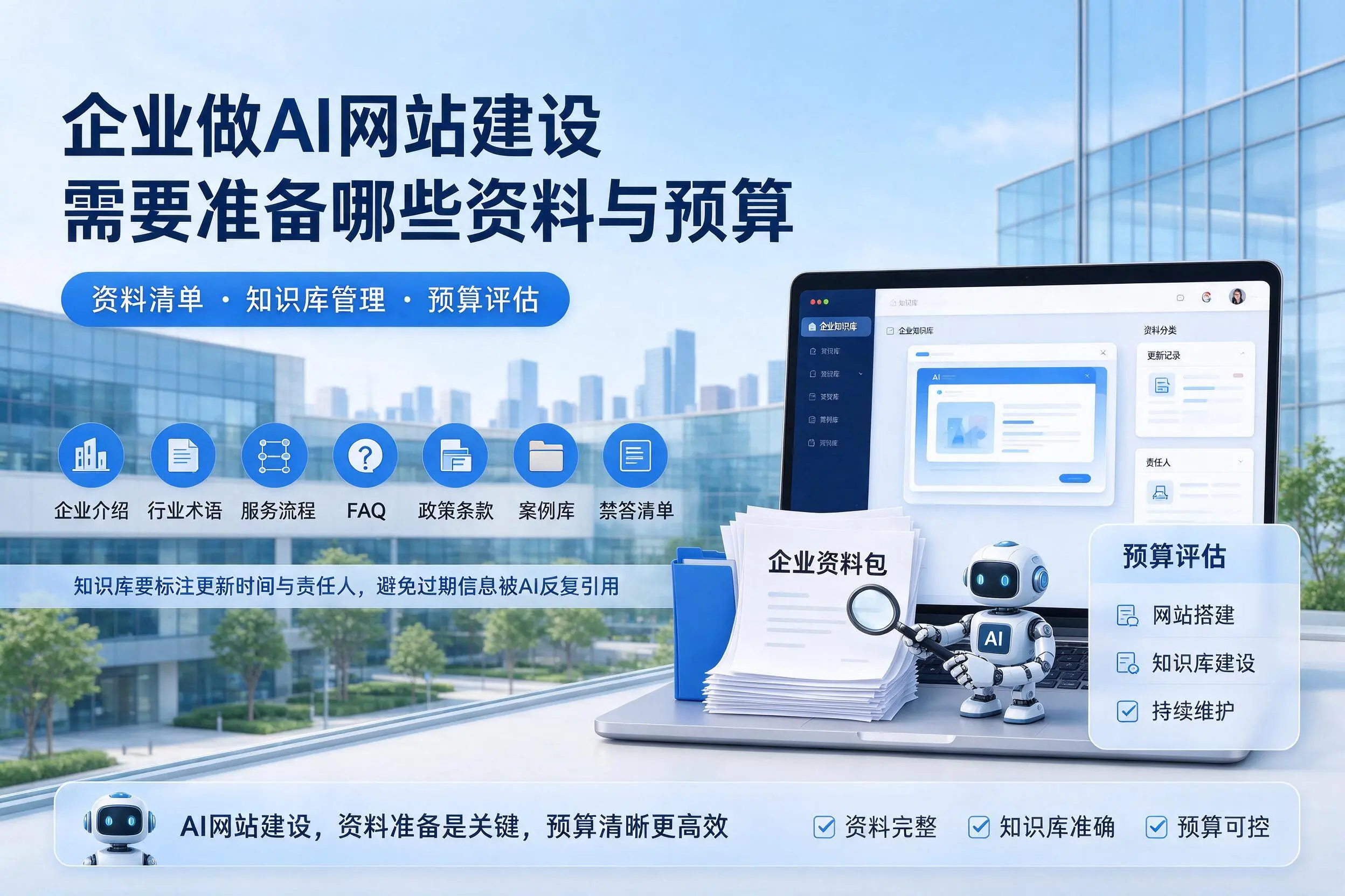 北屯企业做AI网站建设需要准备哪些资料与预算