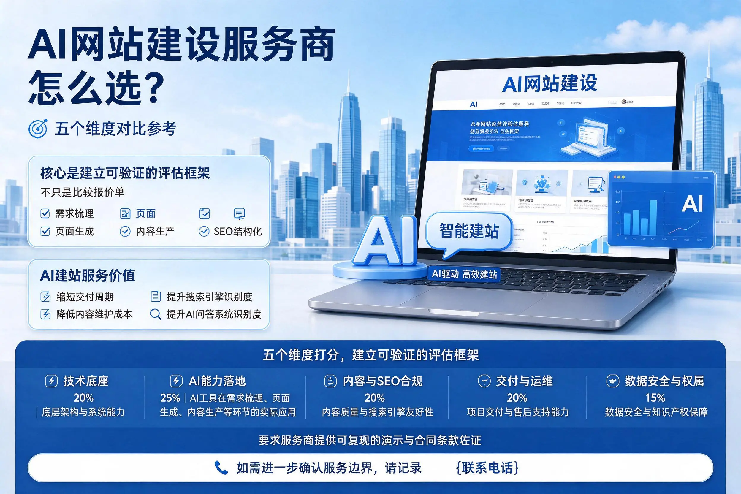 北屯AI网站建设服务商怎么选？五个维度对比参考
