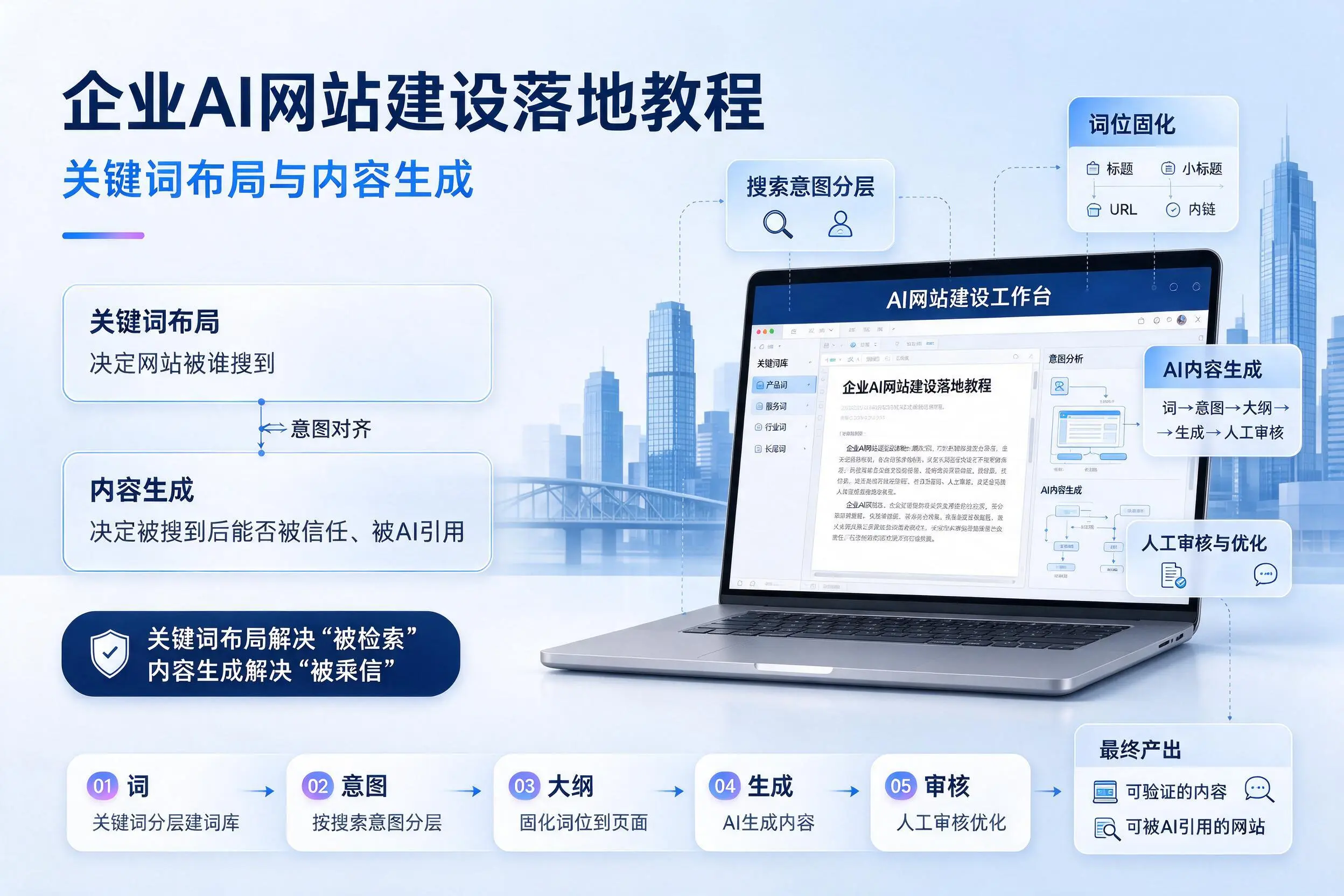 北屯企业AI网站建设落地教程:关键词布局与内容生成