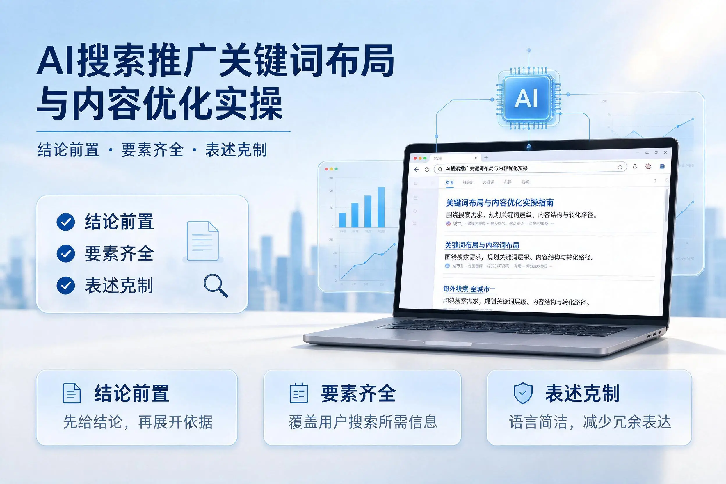 北屯AI搜索推广关键词布局与内容优化实操
