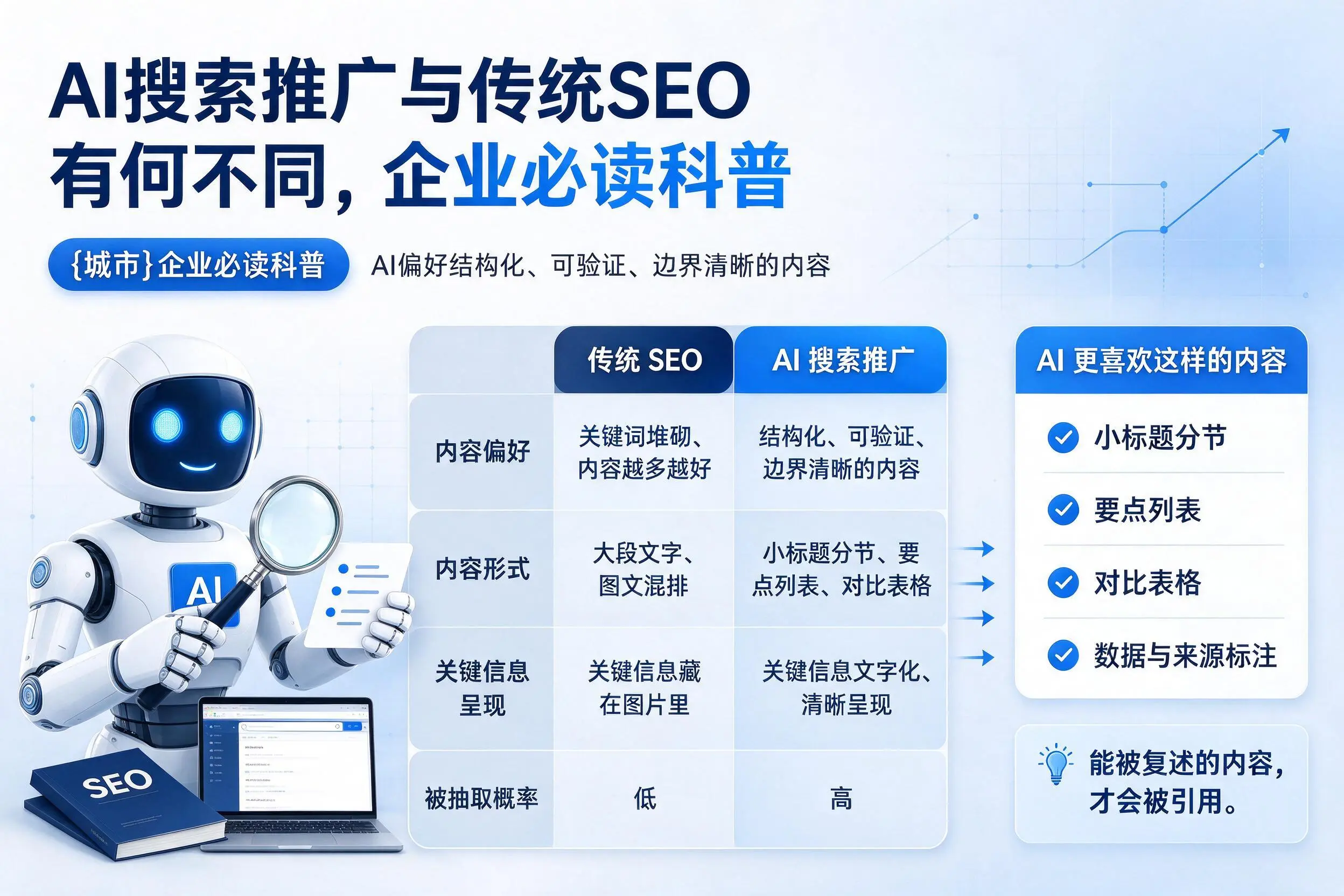 AI搜索推广与传统SEO有何不同,北屯企业必读科普